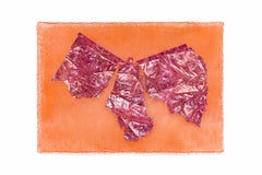 Meat, Mulberry paper and acrylic on gauze