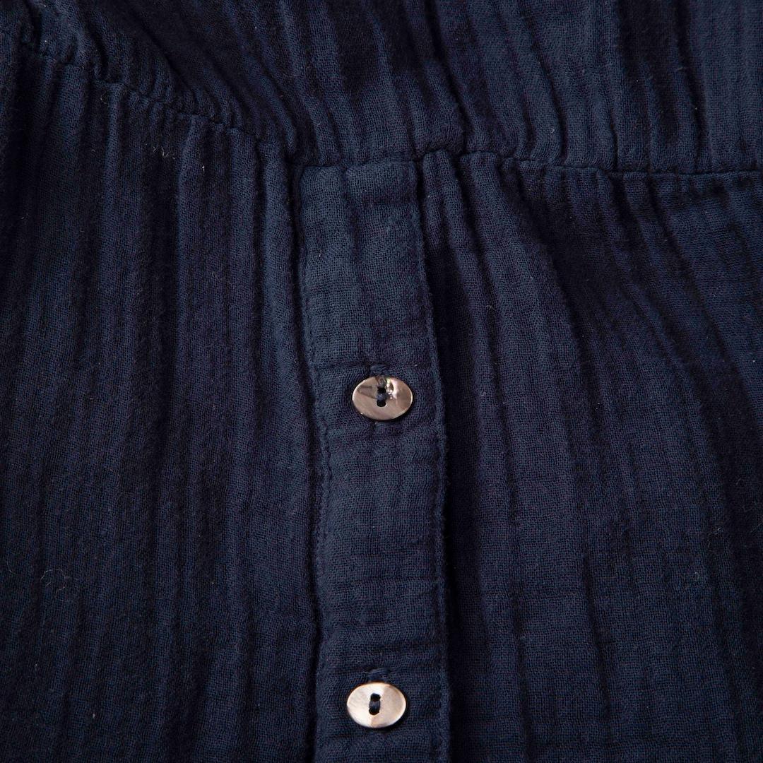Xirena Navy Button Down Midi Dress Size XS In Good Condition For Sale In London, GB