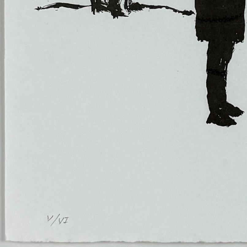 Xisco Mensua artista spagnolo 1995 stampa originale incisa e firmata n1 in vendita 3