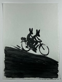Gravure originale signée à la main de l'artiste espagnol Xisco Mensua, 1995, 12,6 x 9,4 pouces n11