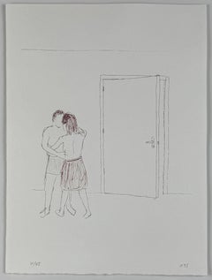 Xisco Mensua, artiste espagnol, 1995, gravure originale encadrée et signée n3