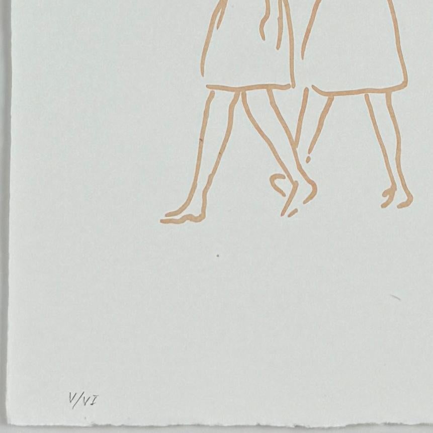 Xisco Mensua Spanish artist 1995 original signed framed engraving print n4 For Sale 3