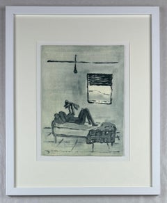 Xisco Mensua spagnolo /artista 1995 stampa originale incisa e firmata n9