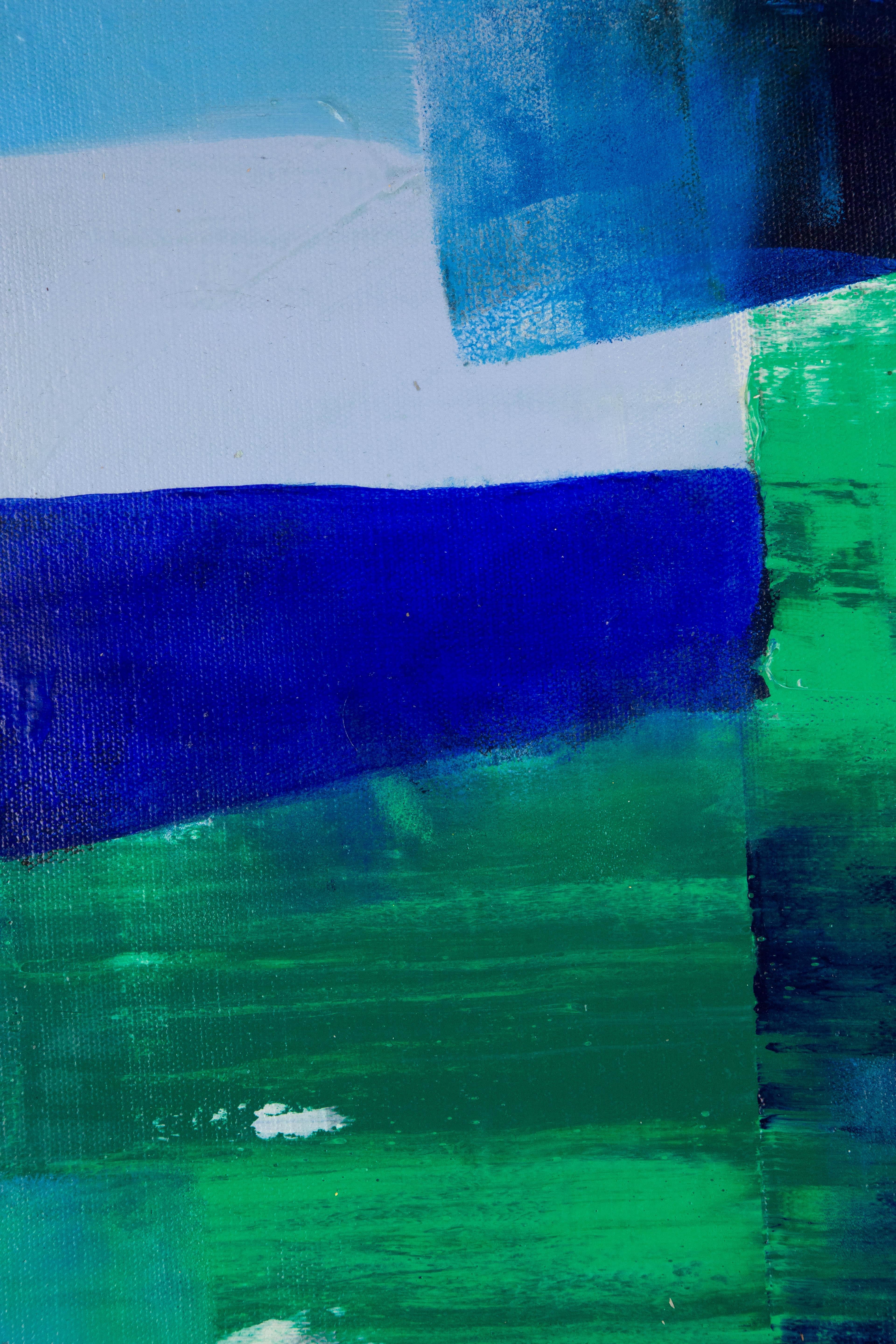 Xiuyuan Qu Zeitgenössische Original-Acrylmalerei 