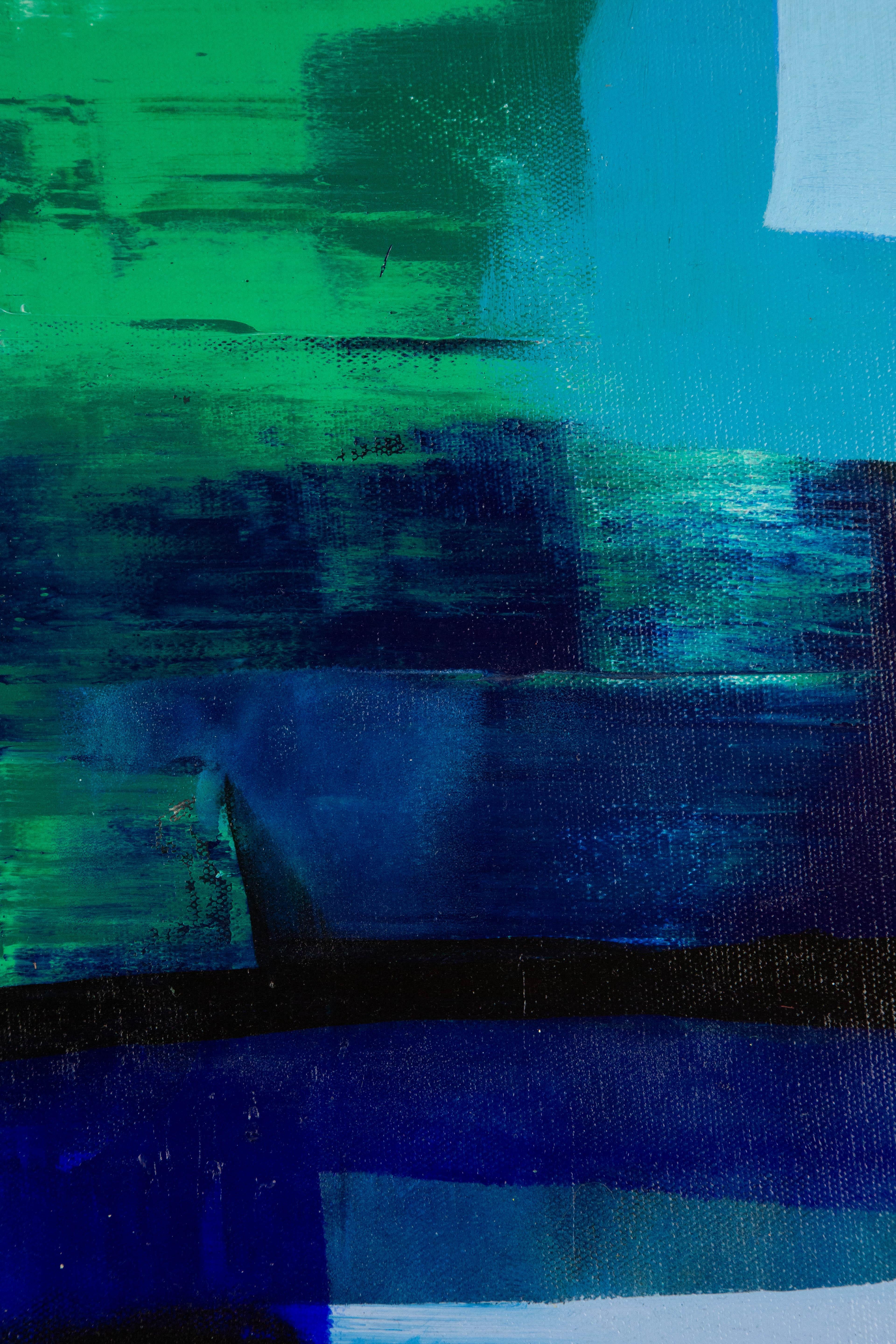 Xiuyuan Qu Zeitgenössische Original-Acrylmalerei 
