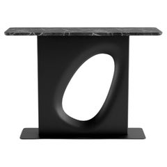 XIX, Burned White Oak and Black Marble Sideboard from Noviembre by Joel Escalona