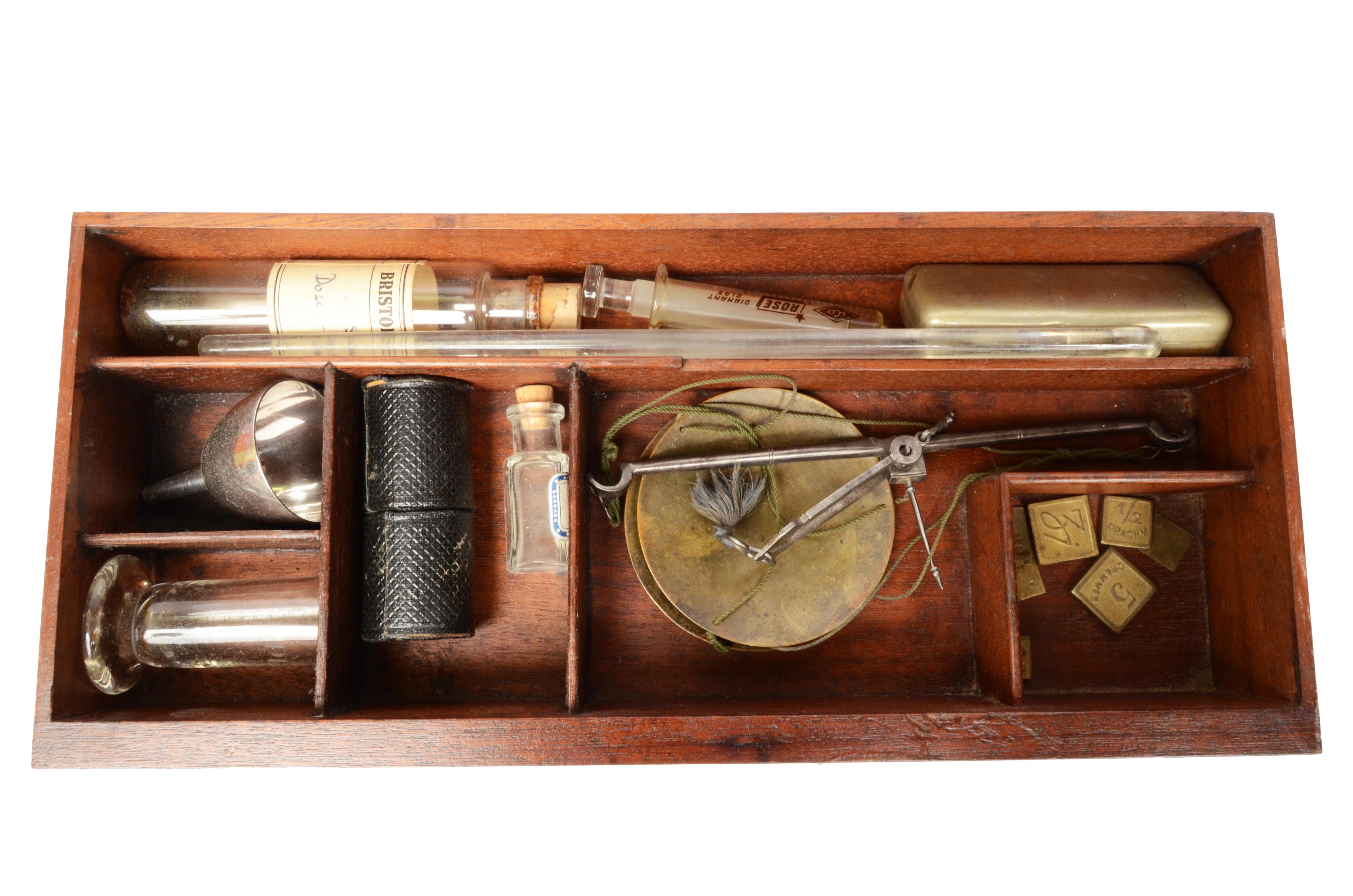 19th Century XIX Century English Apothecary Set Cabinet Medicines & Perfumery J Hexam Chymist For Sale