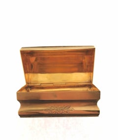 19th Century French Engraved Gold Box