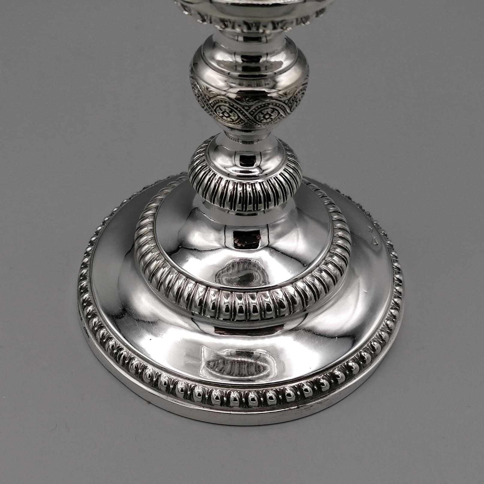Other  XIX ° Century Italian 800 Silver Liturgical Chalice
