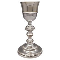 Used  XIX ° Century Italian 800 Silver Liturgical Chalice