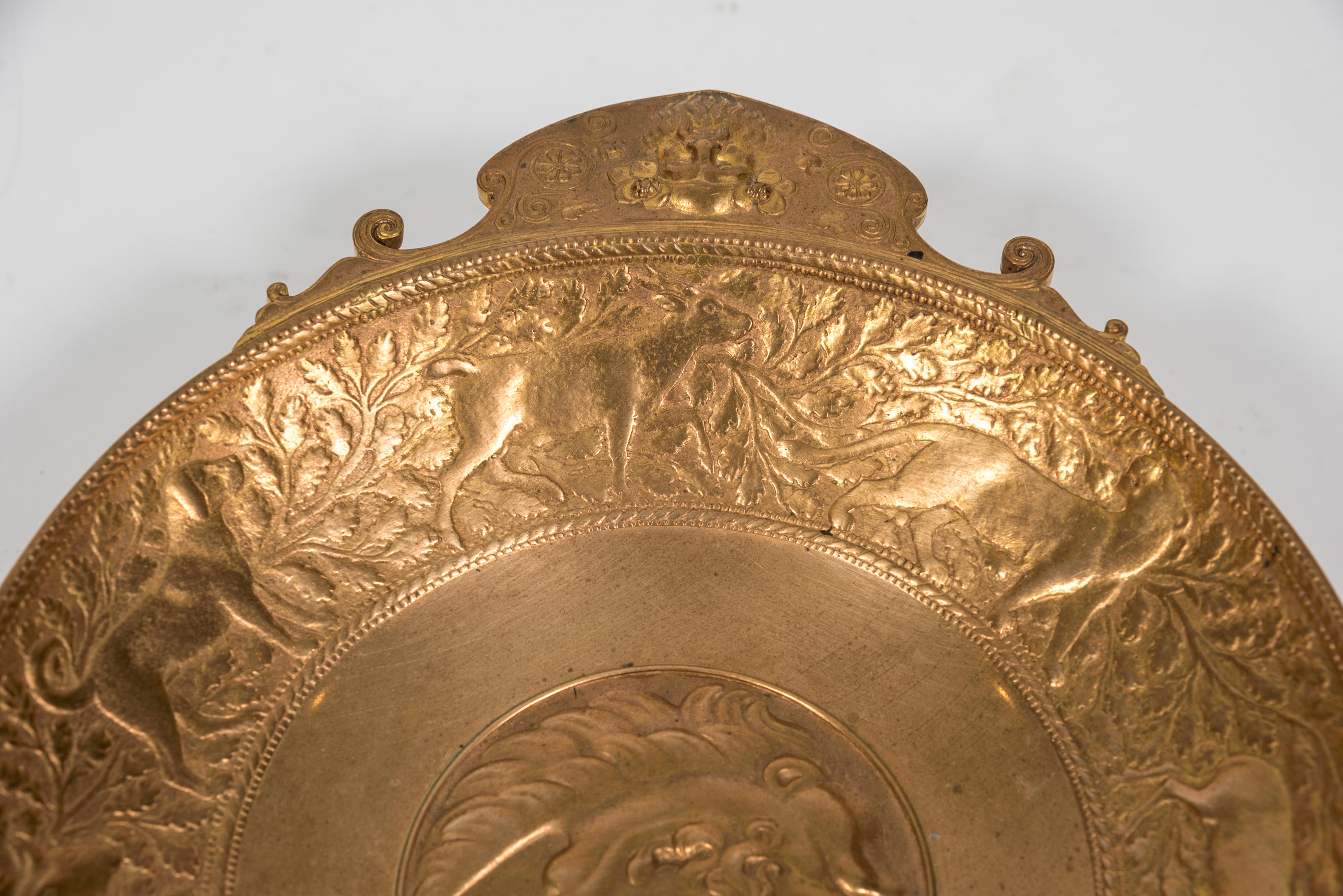 Mid-19th Century 19th Century Neoclassic Bronze Bowl by Barbedienne For Sale