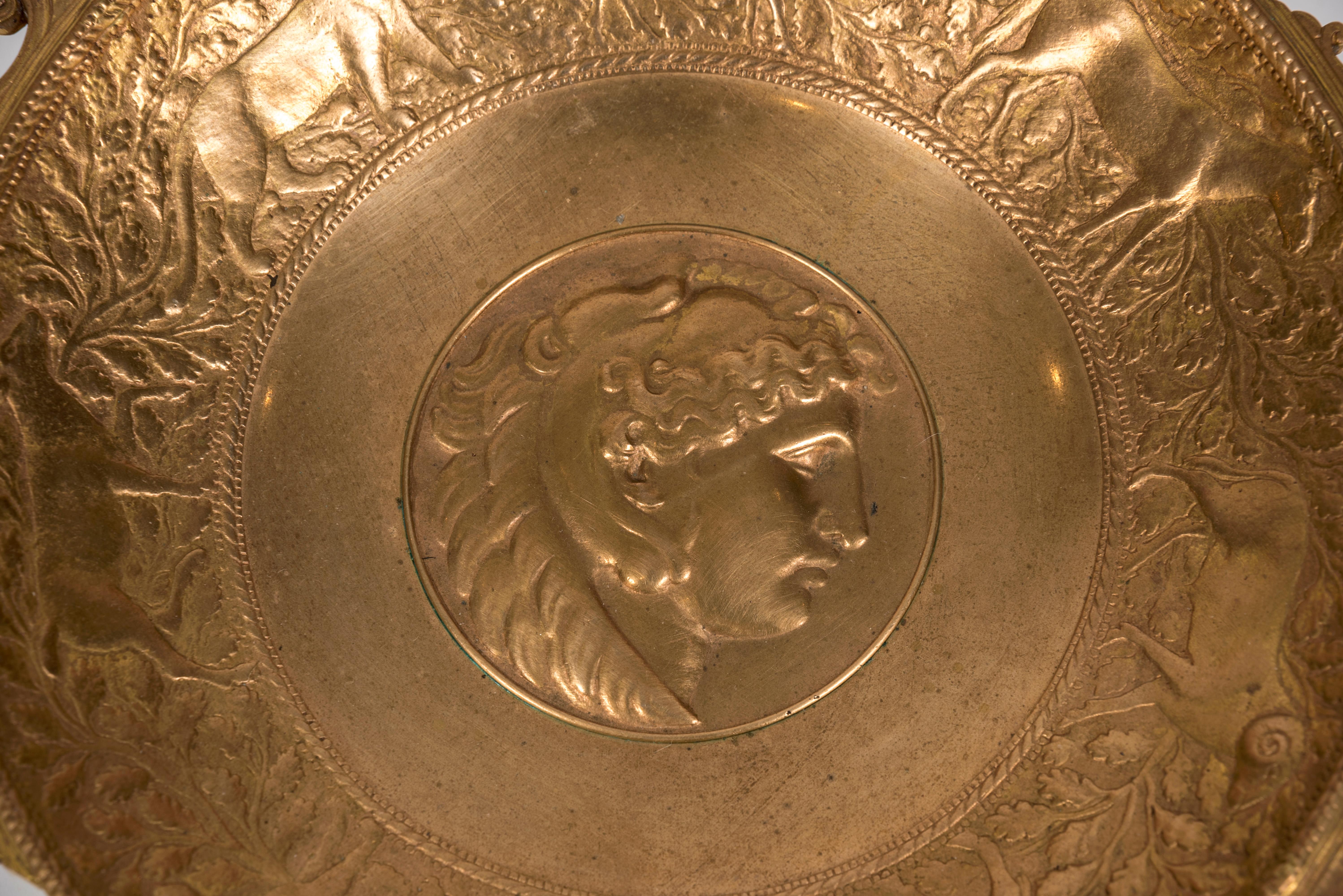 Neoklassizistische Bronzeschale aus dem 19. Jahrhundert von Barbedienne im Angebot 1