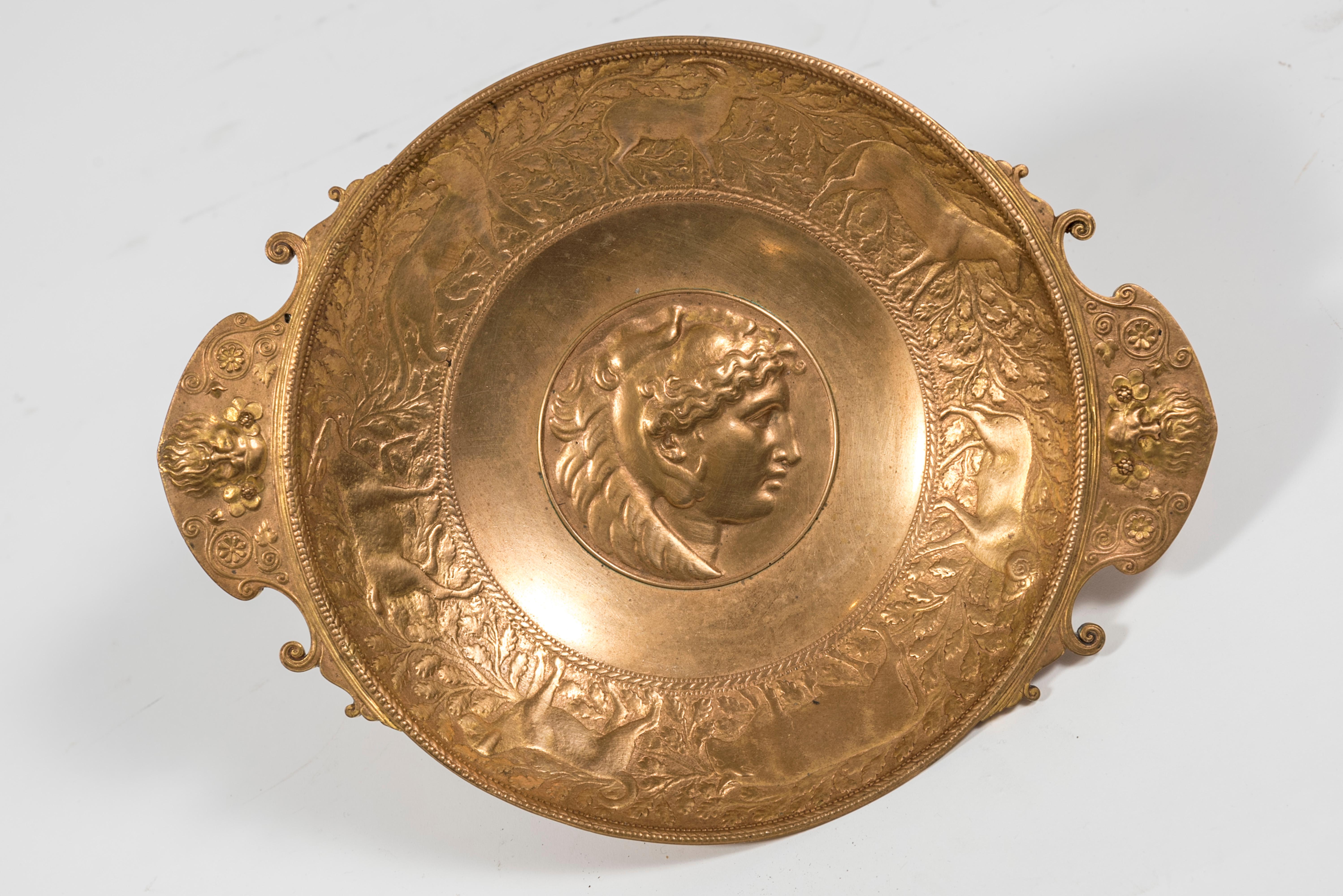19th Century Neoclassic Bronze Bowl by Barbedienne For Sale 2