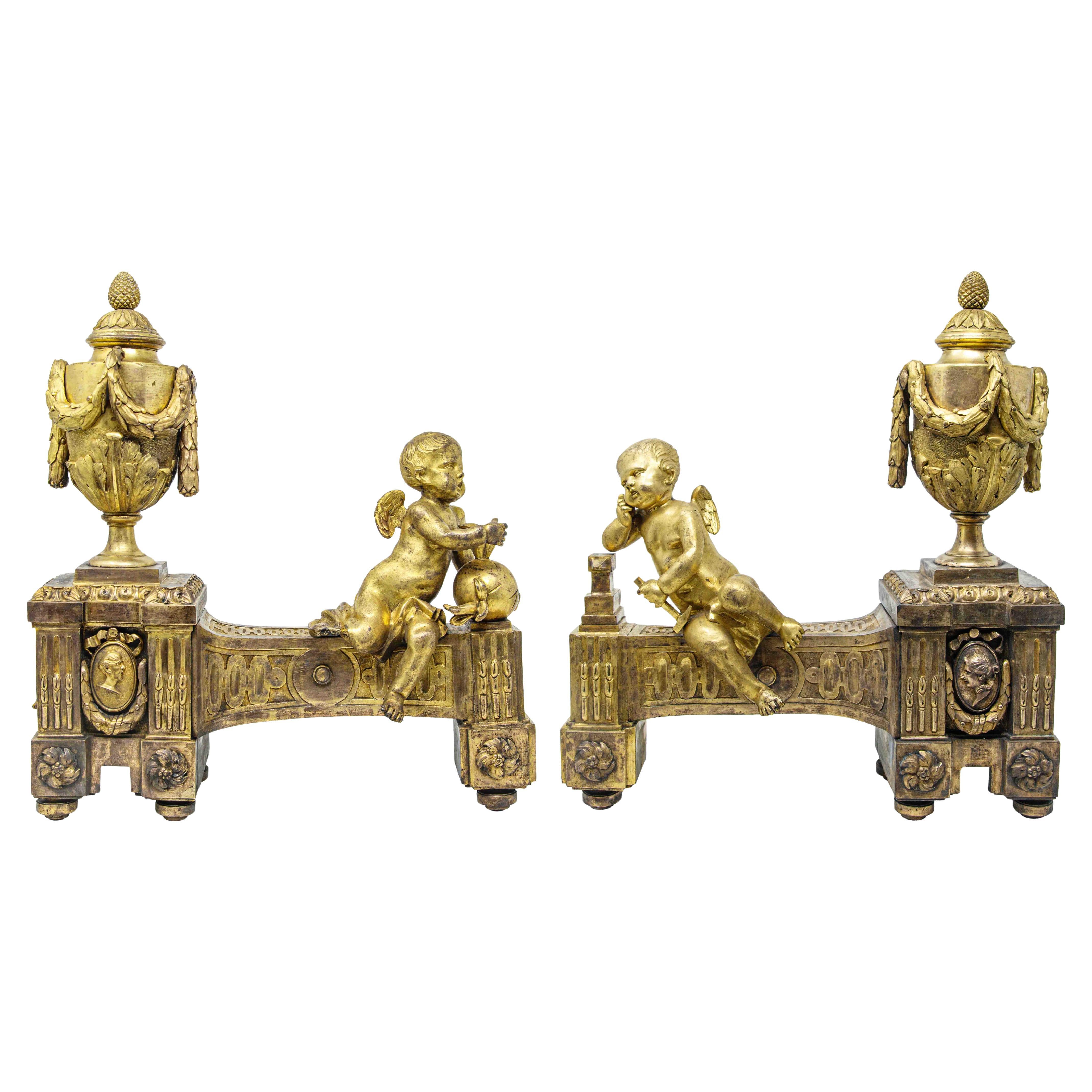 19th century, Pair of chimneypieces For Sale