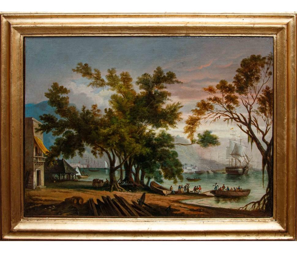 19. Jahrhundert, Landschaftspaar (Sonstiges) im Angebot