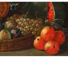 19th century, Still life with fruits
