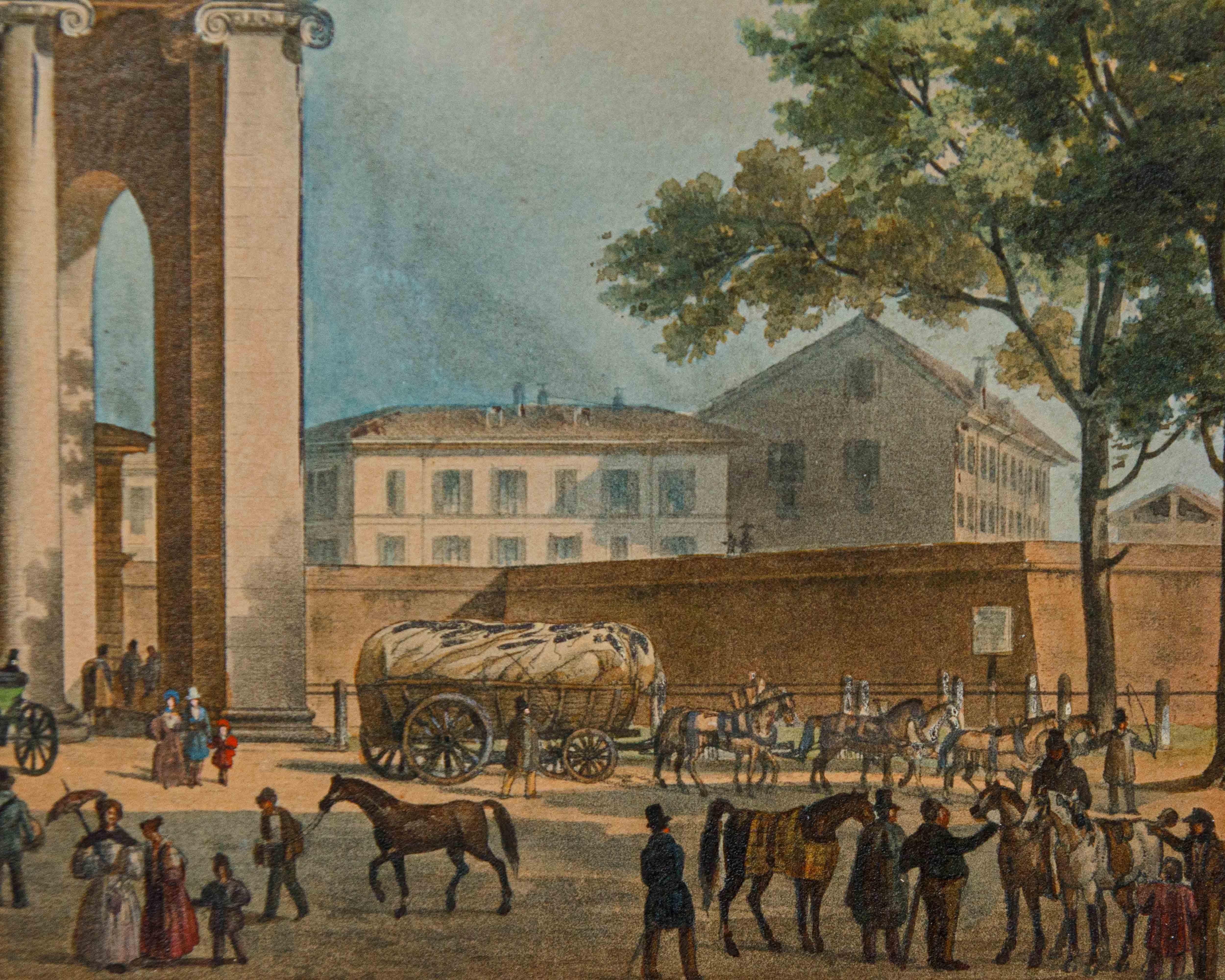 XIX secolo, Otto vedute di Milano in vendita 8