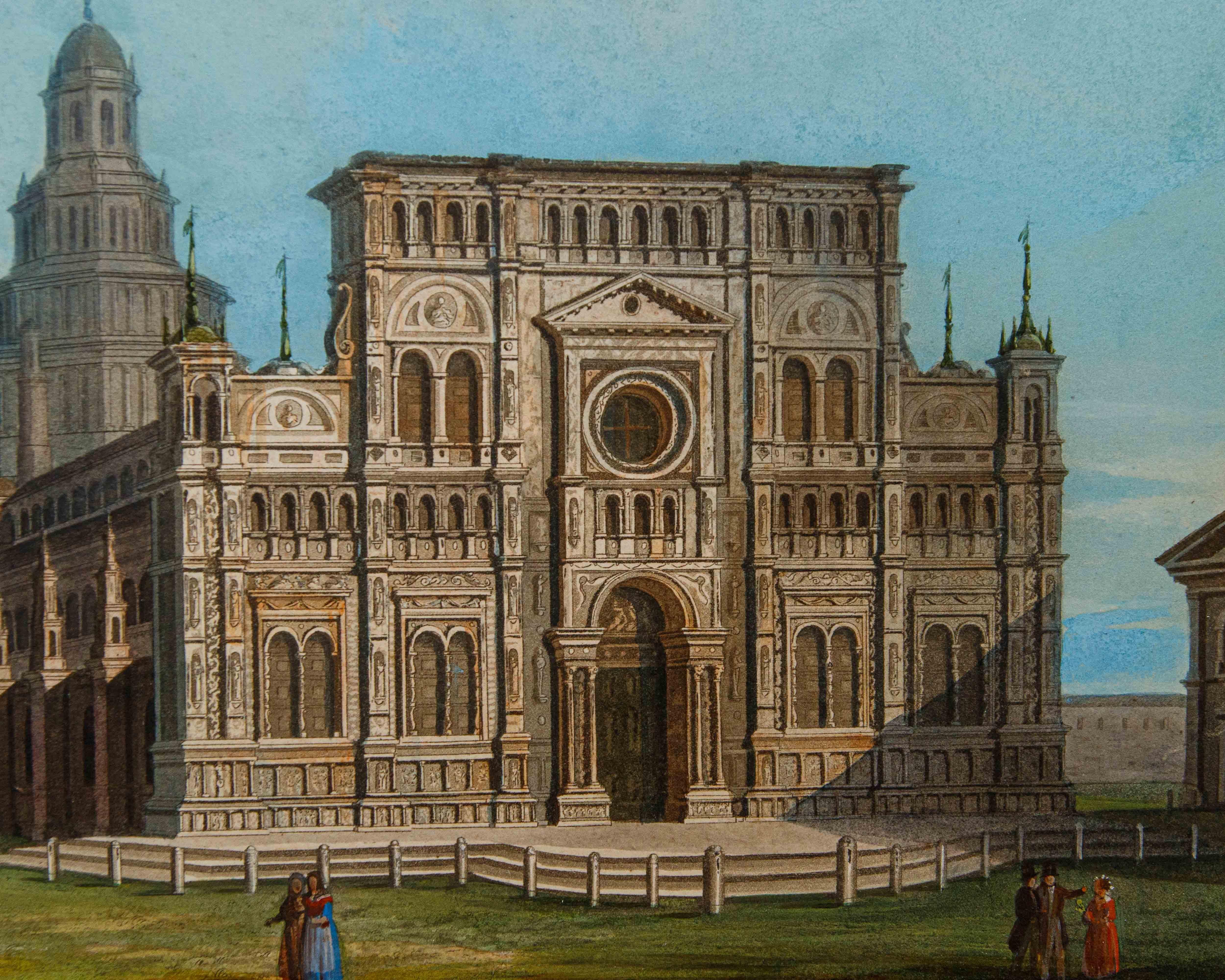 19th Century XIX secolo, Otto vedute di Milano in vendita