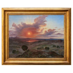 XIX secolo, Paesaggio al tramonto