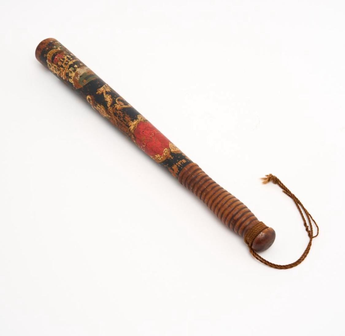 XIXc Victorian Police Constable's Painted Truncheon by Field, Holborn, London. For Sale 7