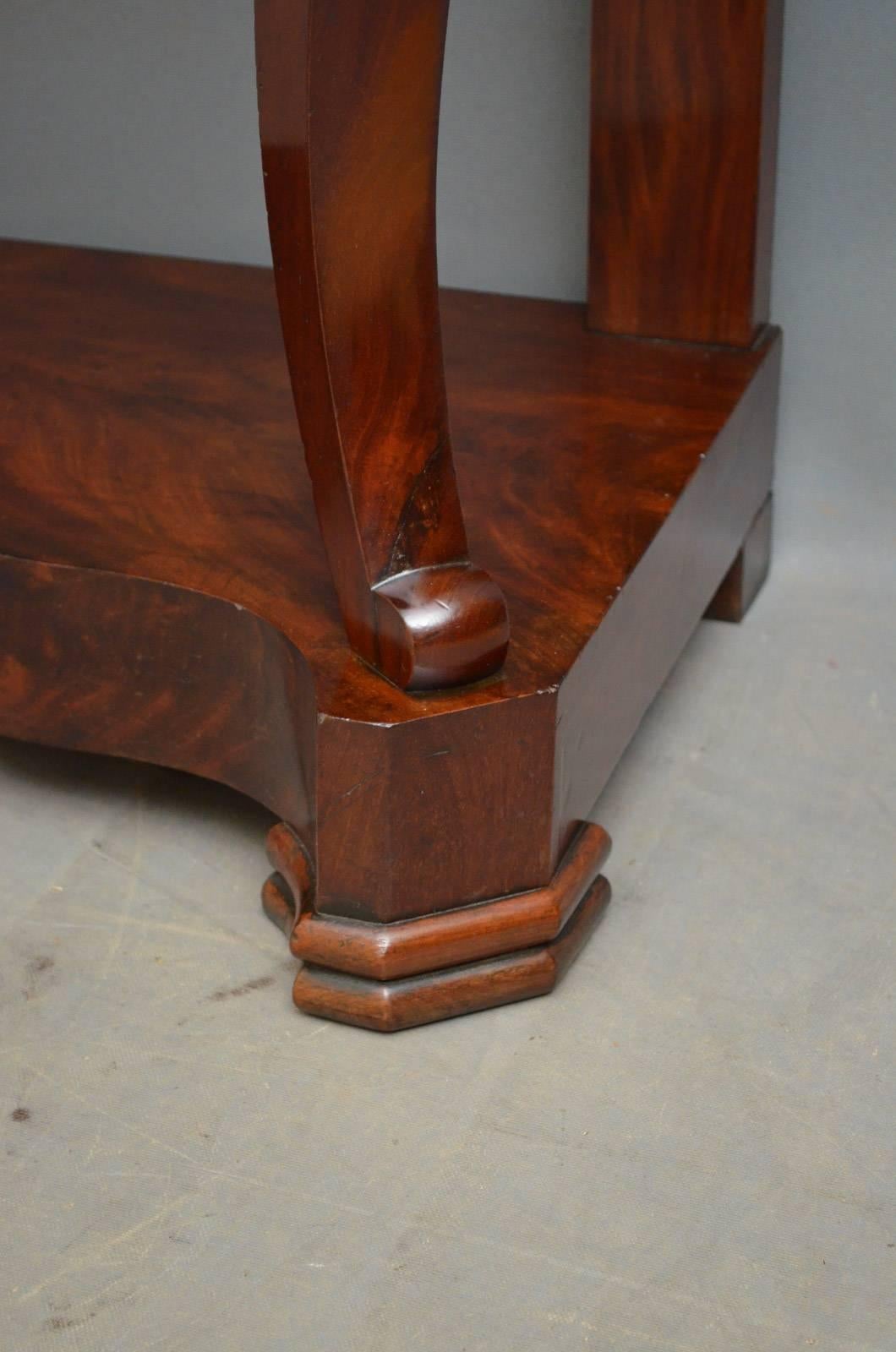 19th Century Continental Console Table 1