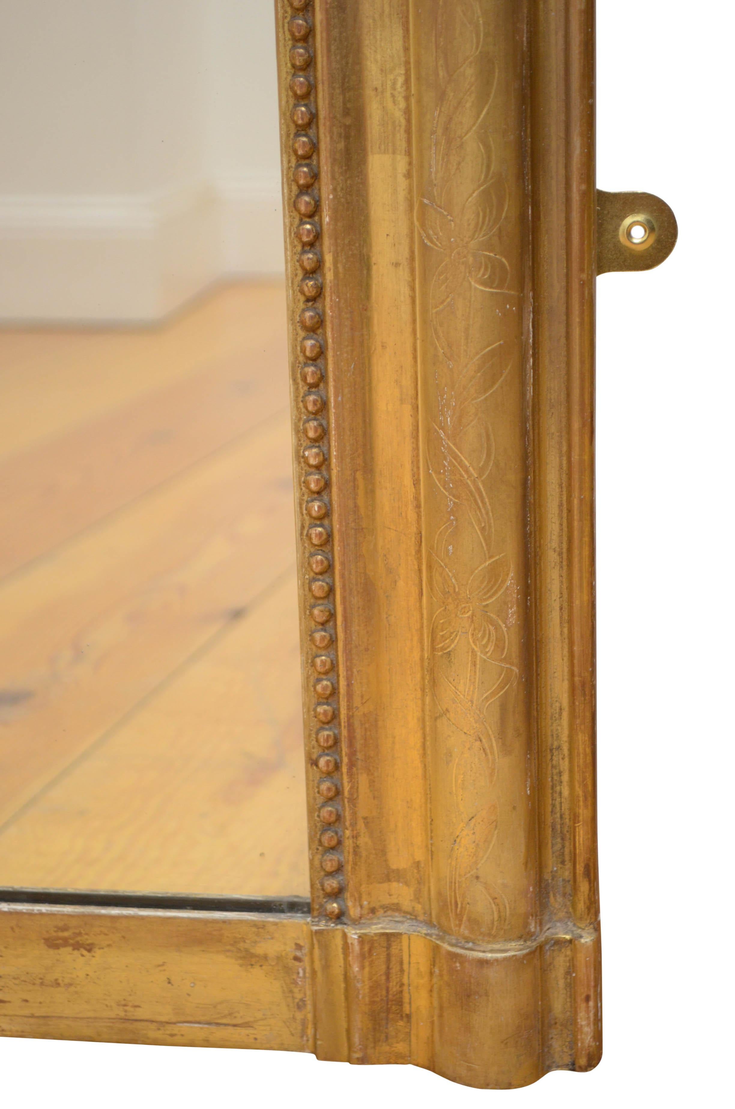 19th Century French Giltwood Mirror 8