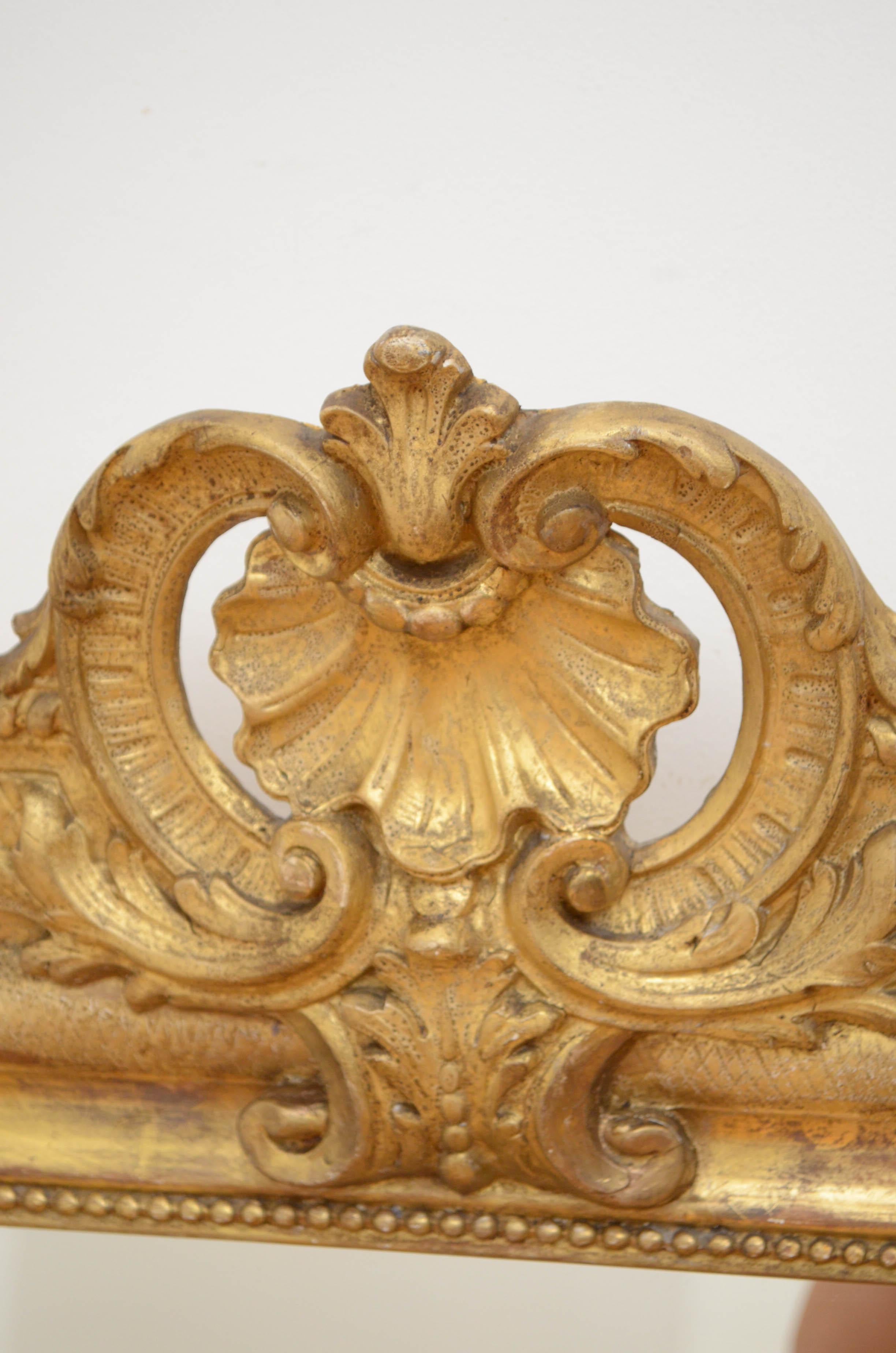 19th Century French Giltwood Mirror 2