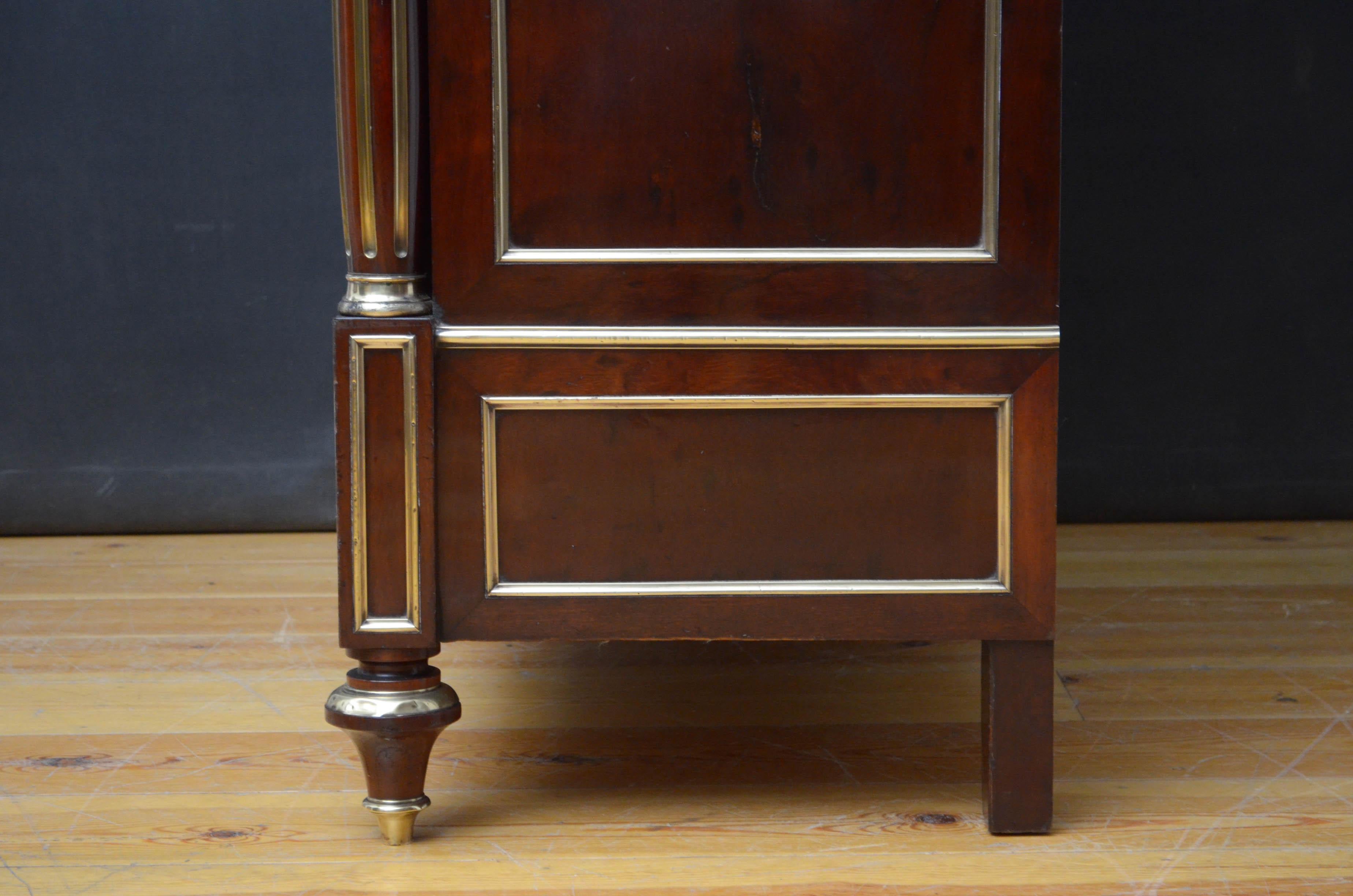 19th Century French Mahogany Bookcase 8