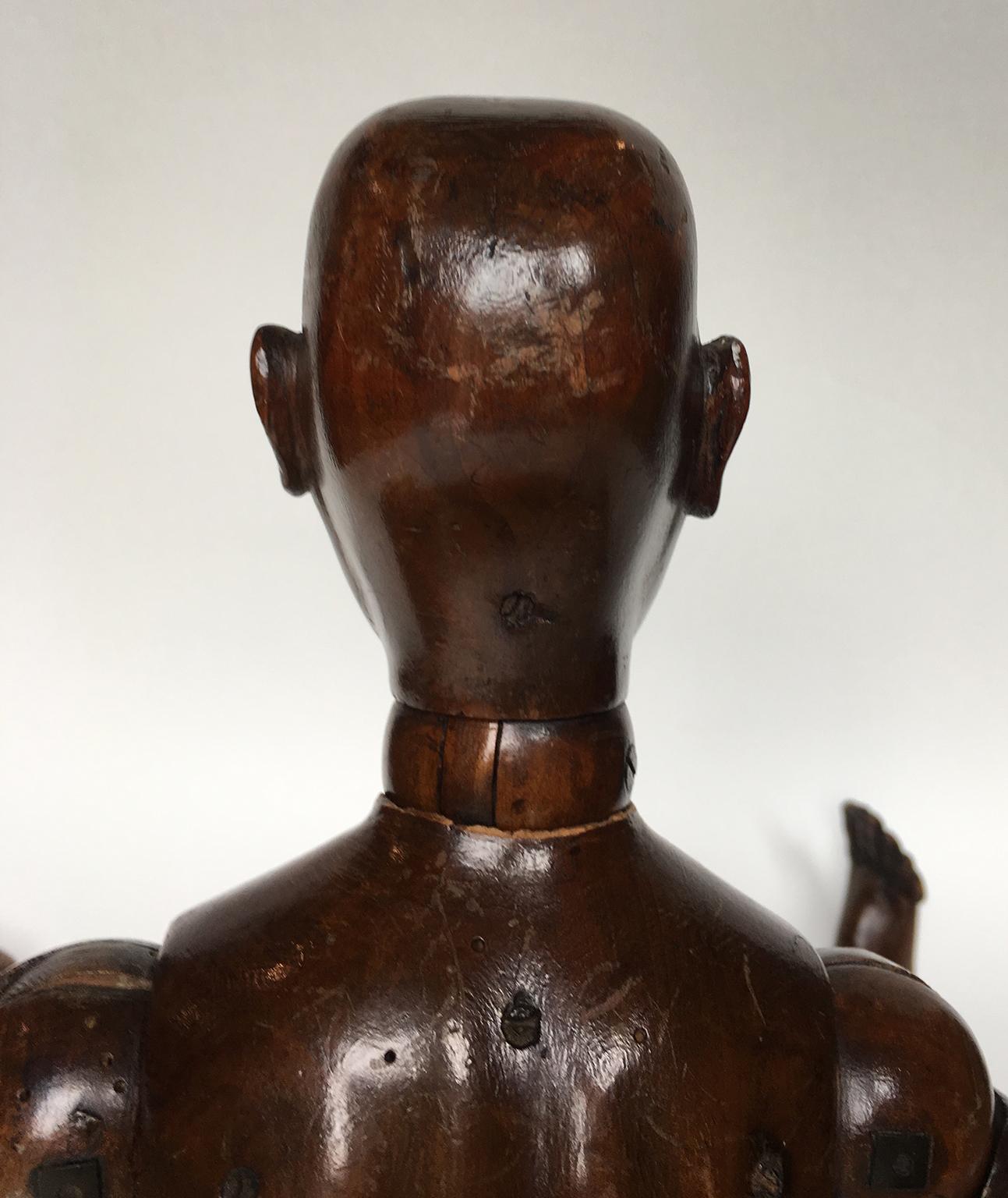 19th Century French or Italian Wood Mannequin, circa 1850 4