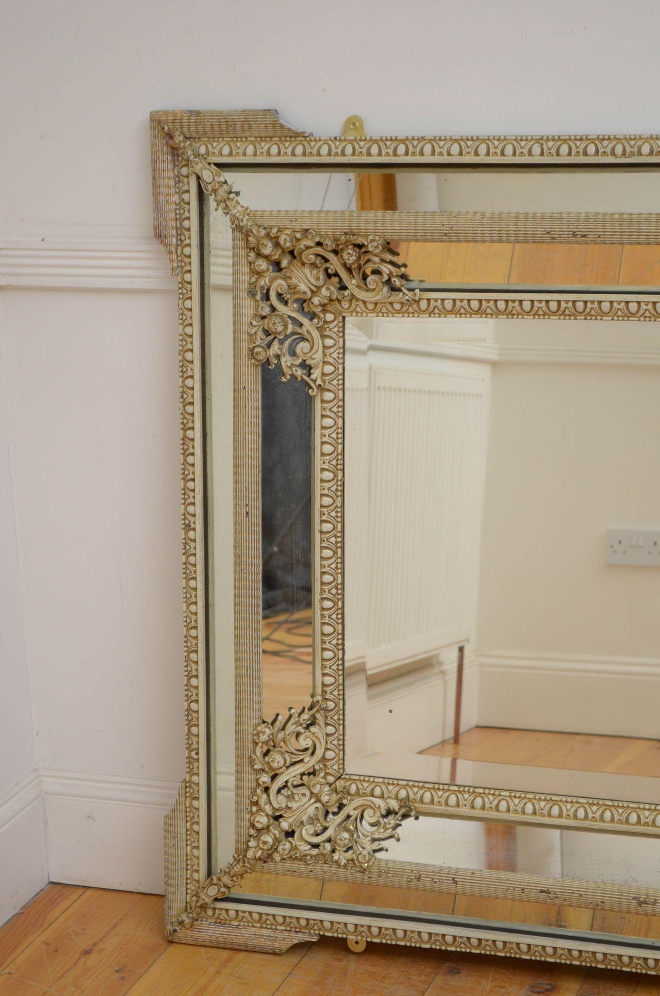 19th Century French Wall Mirror For Sale 6