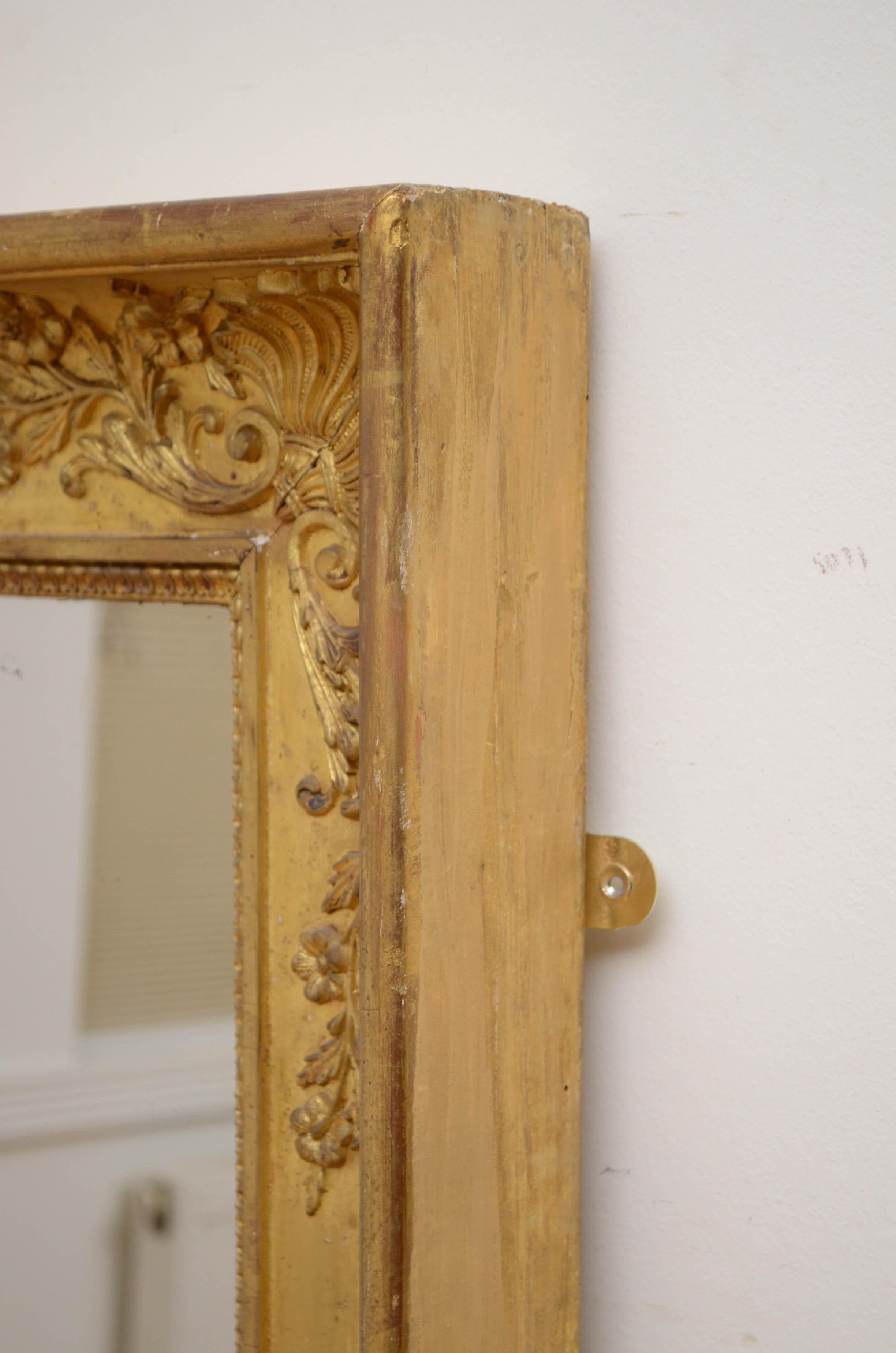 19th Century French Wall Mirror For Sale 4