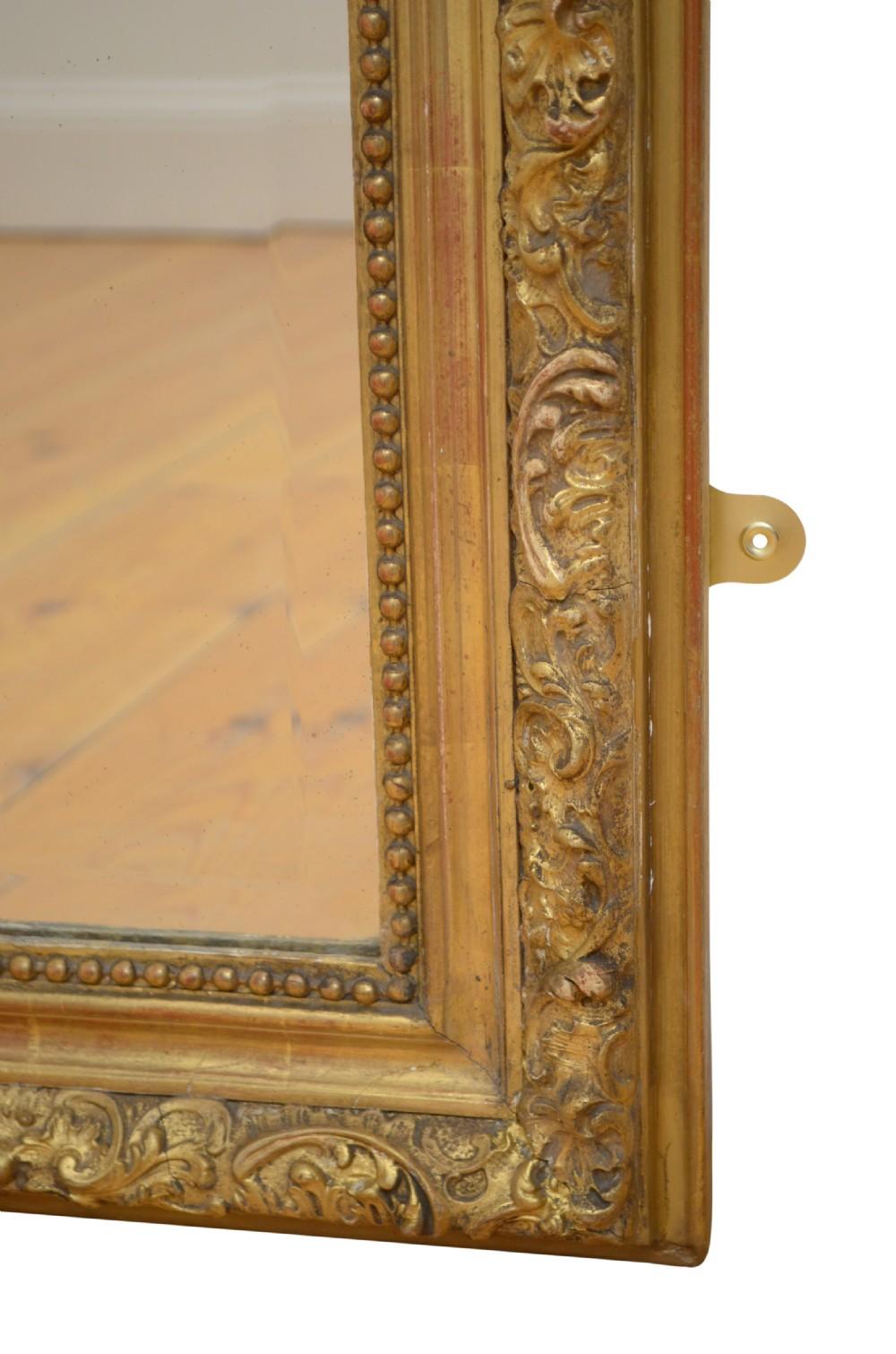 XIXth Century Giltwood Wall Mirror For Sale 3