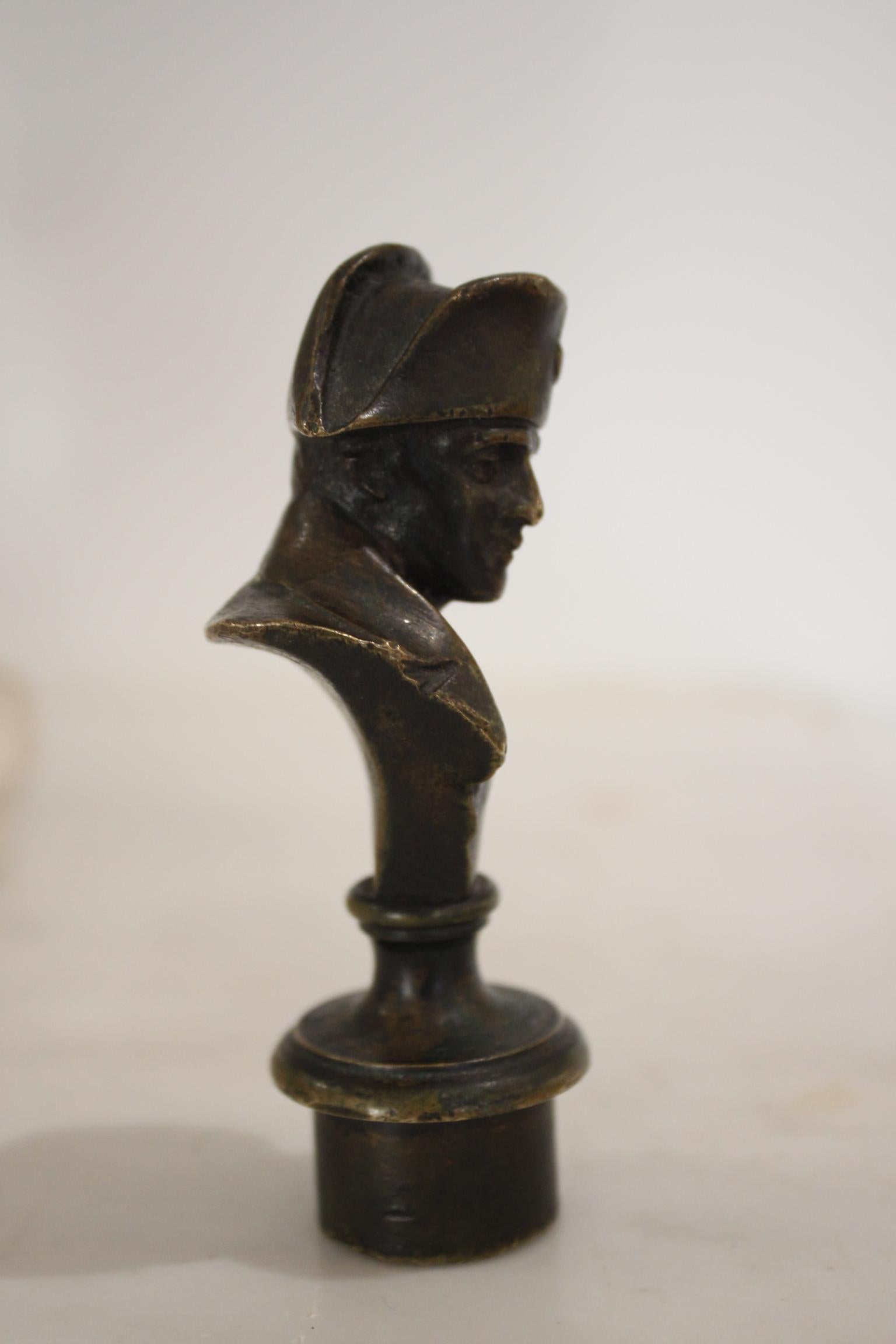 Bronze 19th Century Napoleon Seal by David D' Angers For Sale