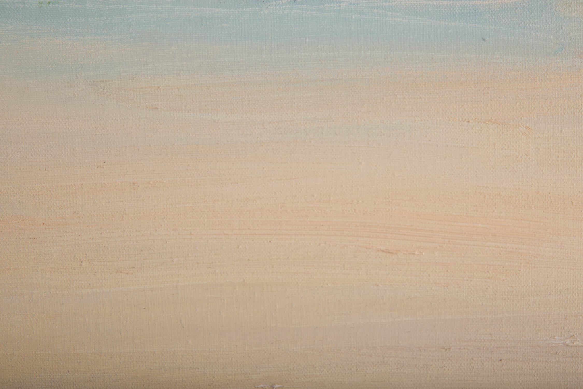 Huile sur toile impressionniste originale de Xiyong Dai « Seaside ». en vente 1
