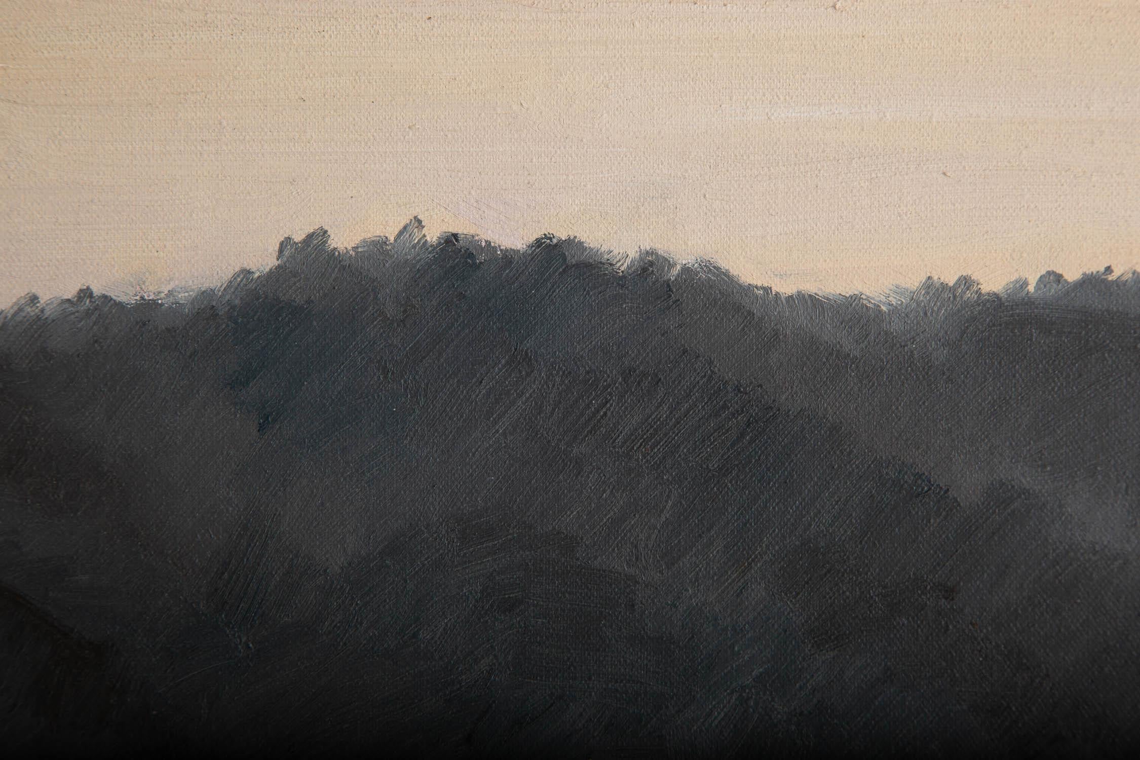 Huile sur toile impressionniste originale de Xiyong Dai « Seaside ». en vente 3
