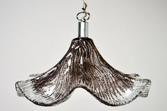 Lampe à suspension Tulip Murano XL des années 1970 par La Murrina