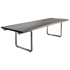XL 1975 Italian Chrome 12-Seat Conference / Dining Table for Anonima Castelli