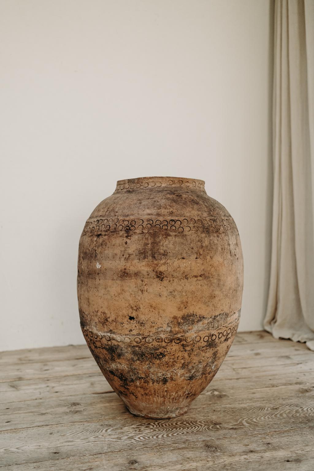 XL 19th Century Spanish Terra Cotta Jars 11