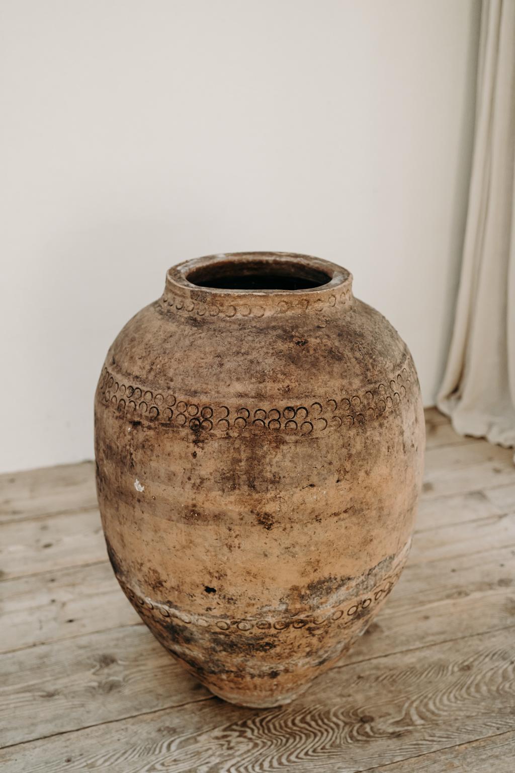 XL 19th Century Spanish Terra Cotta Jars 12