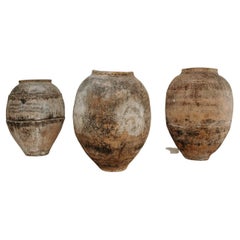 XL 19th Century Spanish Terra Cotta Jars