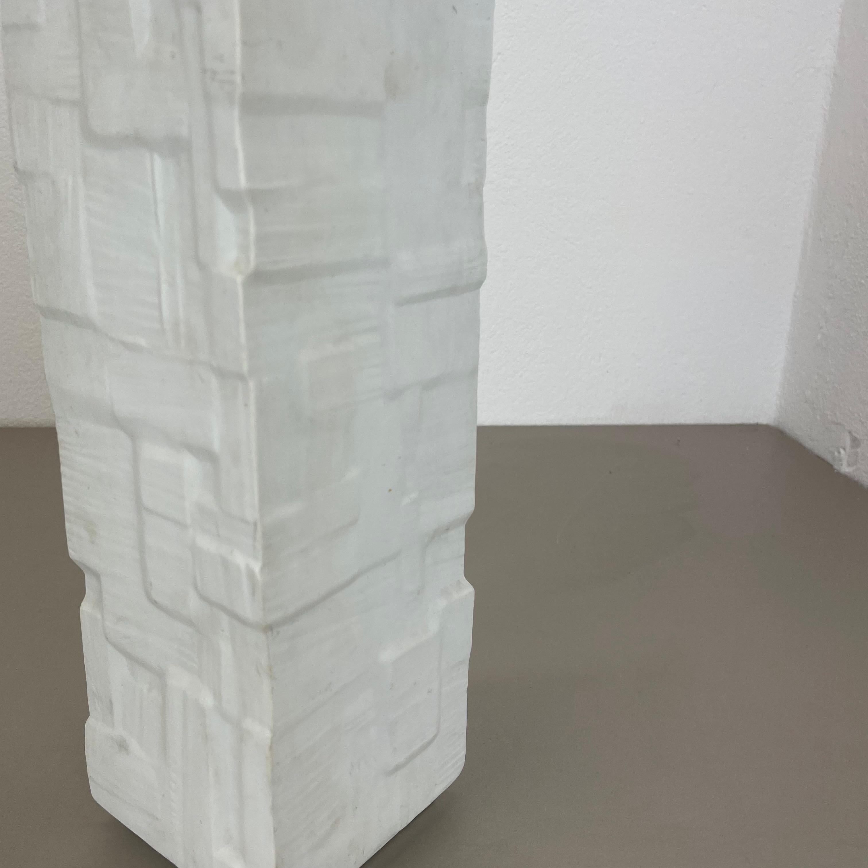 20th Century xl 32cm Op Art Vase Porcelain German Vase by Heinrich Ceramics, Germany 1970s For Sale