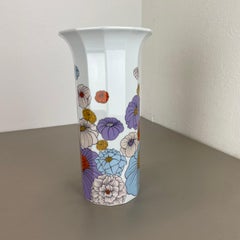 Bunter 35cm-Vase „FLOWER“ von Tapio Wirkkala für Rosenthal, Deutschland, 1970er Jahre, farbenfrohe
