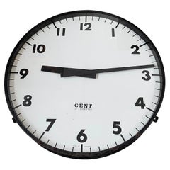 XL Industrial Gents of Leicester Railway Station Factory Wall Clock