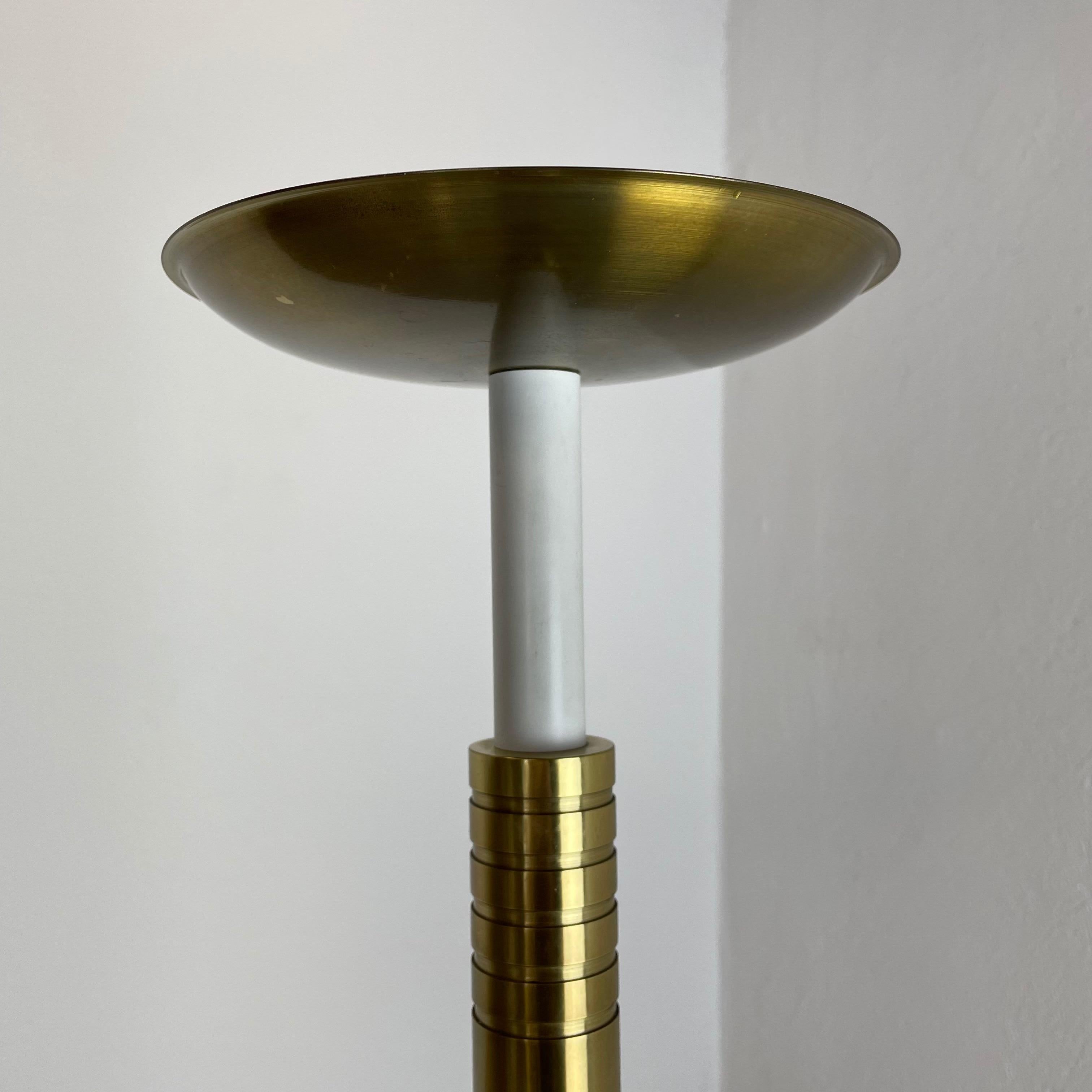 XL 3, 8kg Modernist Sculptural Brutalist Brass Floor Candleholder, Italy, 1950s For Sale 5