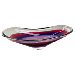 xl 43cm Centro de mesa de cristal de murano de Flavio Poli Atrib., Murano, Italia, 1970s