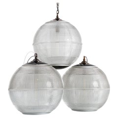 XL 50cm Holophane Parisian Globe Pendant Light