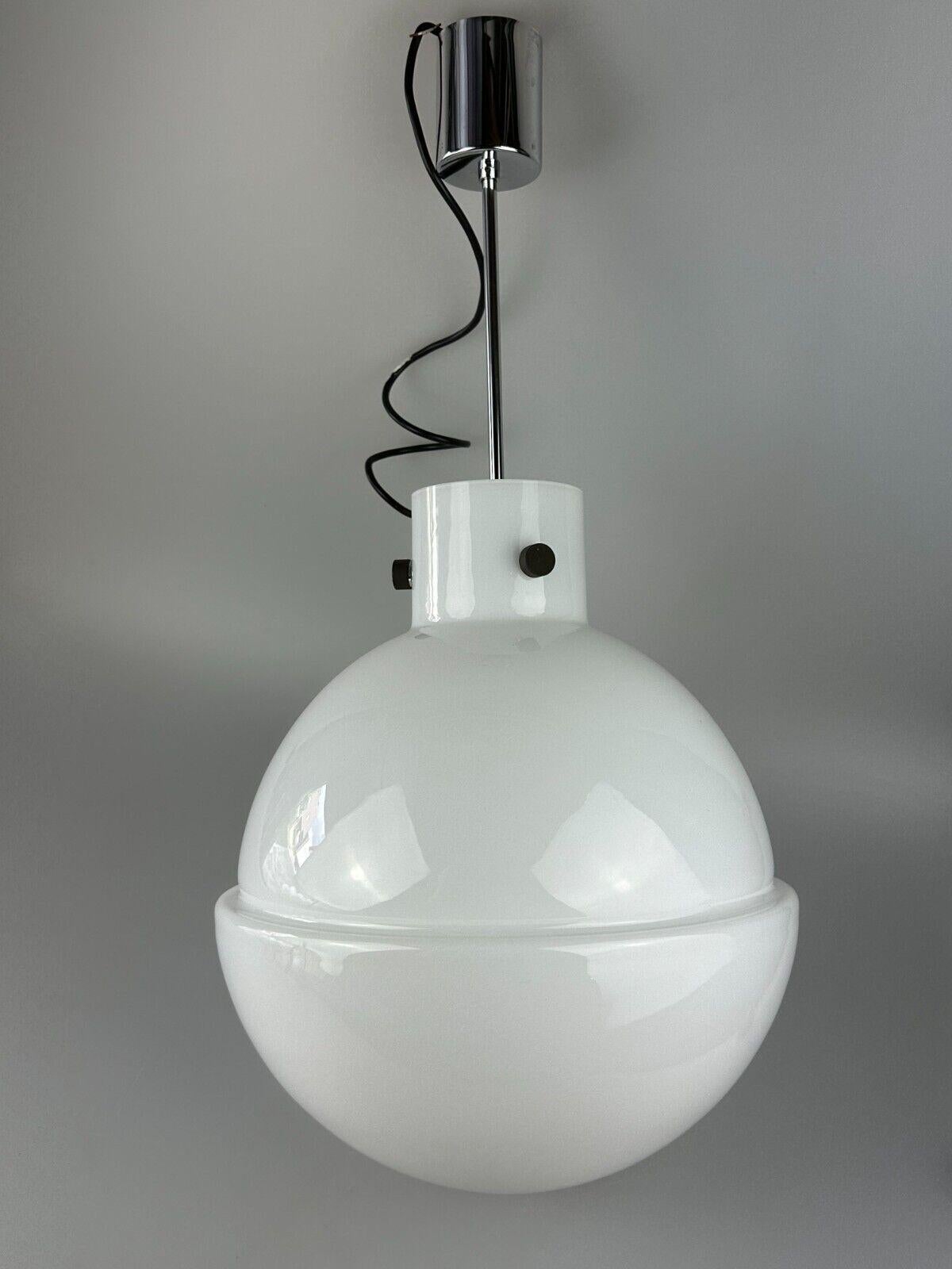 XL 60s 70s ceiling lamp ball lamp Glashütte Limburg Germany glass design For Sale 14