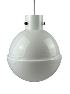 XL 60s 70s ceiling lamp ball lamp Glashütte Limburg Germany glass design