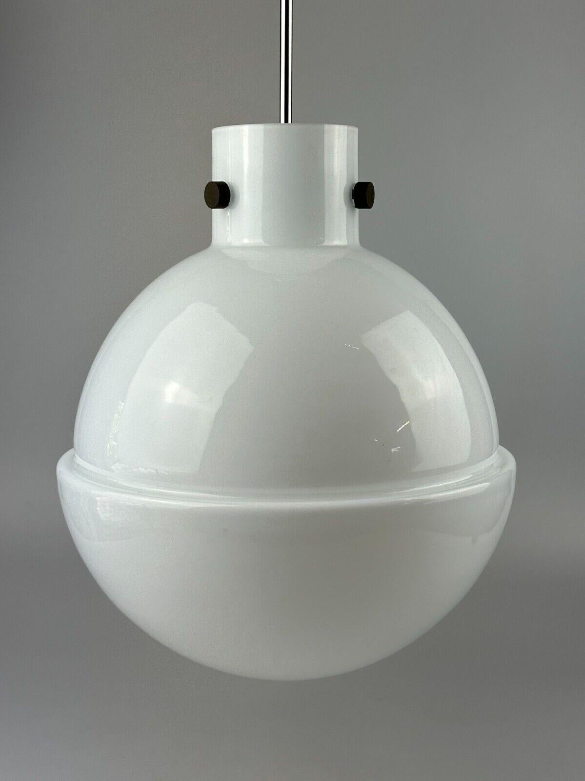 XL 60s 70s ceiling lamp ball lamp Glashütte Limburg Germany glass design In Good Condition For Sale In Neuenkirchen, NI