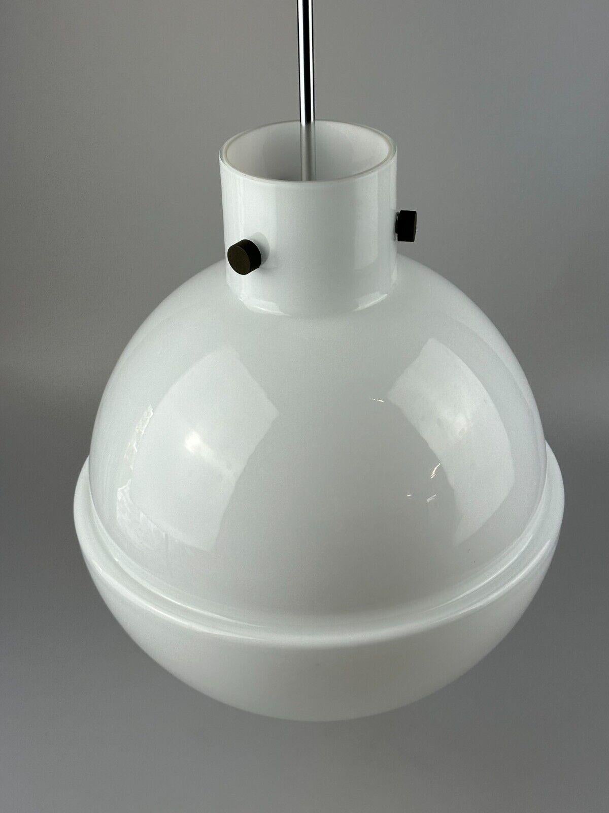 Late 20th Century XL 60s 70s ceiling lamp ball lamp Glashütte Limburg Germany glass design For Sale